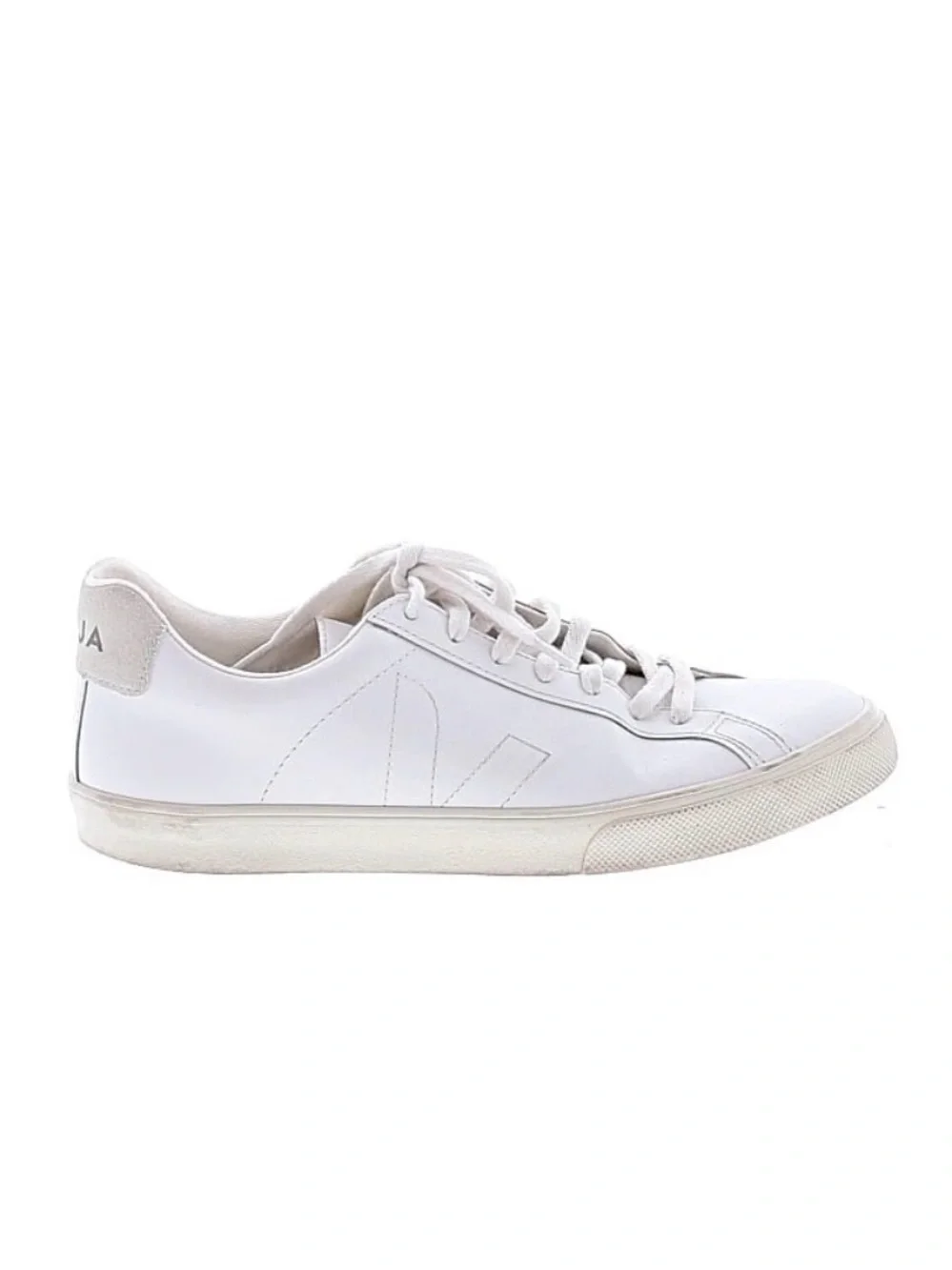 Veja White Leather Low-Top Sneaker